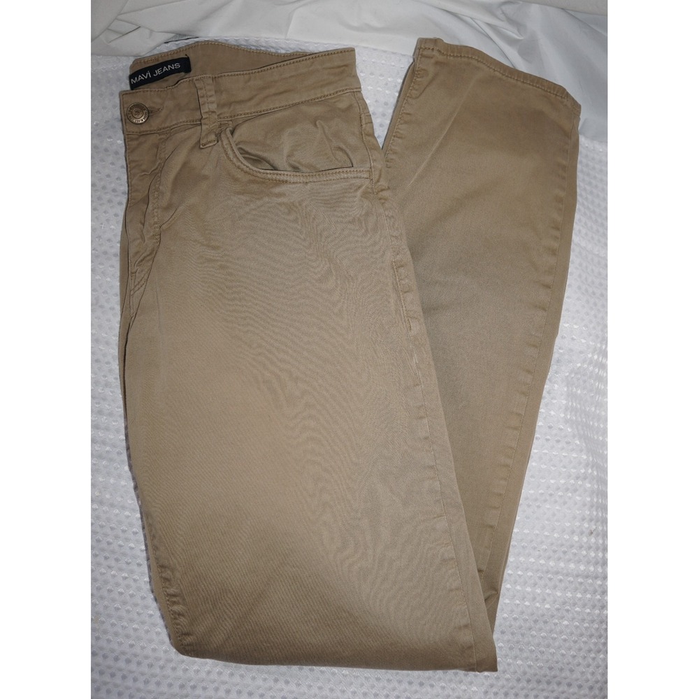 Mavi Jeans Men's 34x32 Jake Slim Straight Leg Stretch Khaki Brown